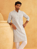 SOJANYA Kurta Kapas Tulen Sulam Bunga