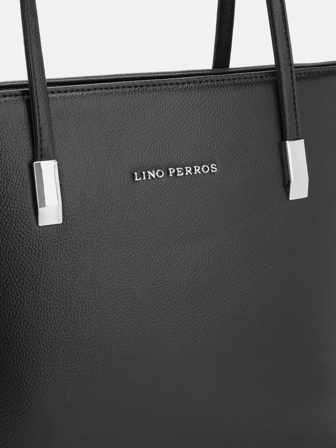 Lino Perros Textured Structured Shoulder Bag