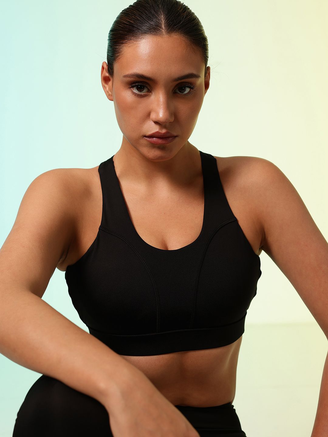 HRX by Hrithik Roshan Active Goddess Rapid-Dry Padded Training Bra HR_SS25_W_BA_KT125_03_A