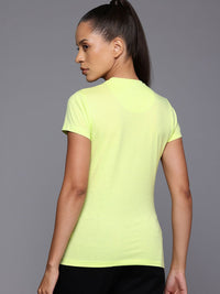 HRX by Hrithik Roshan Women Brand Logo Printed Slim Fit T-shirt