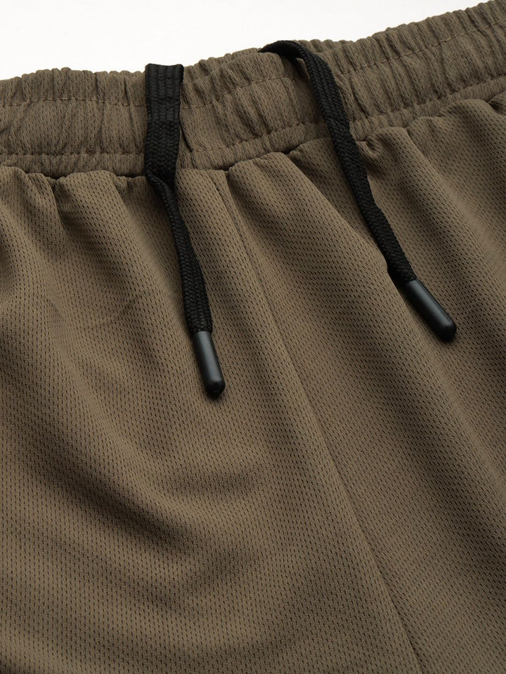 HRX by Hrithik Roshan Men Sculptflex Self-Design Rapid-Dry Training Shorts