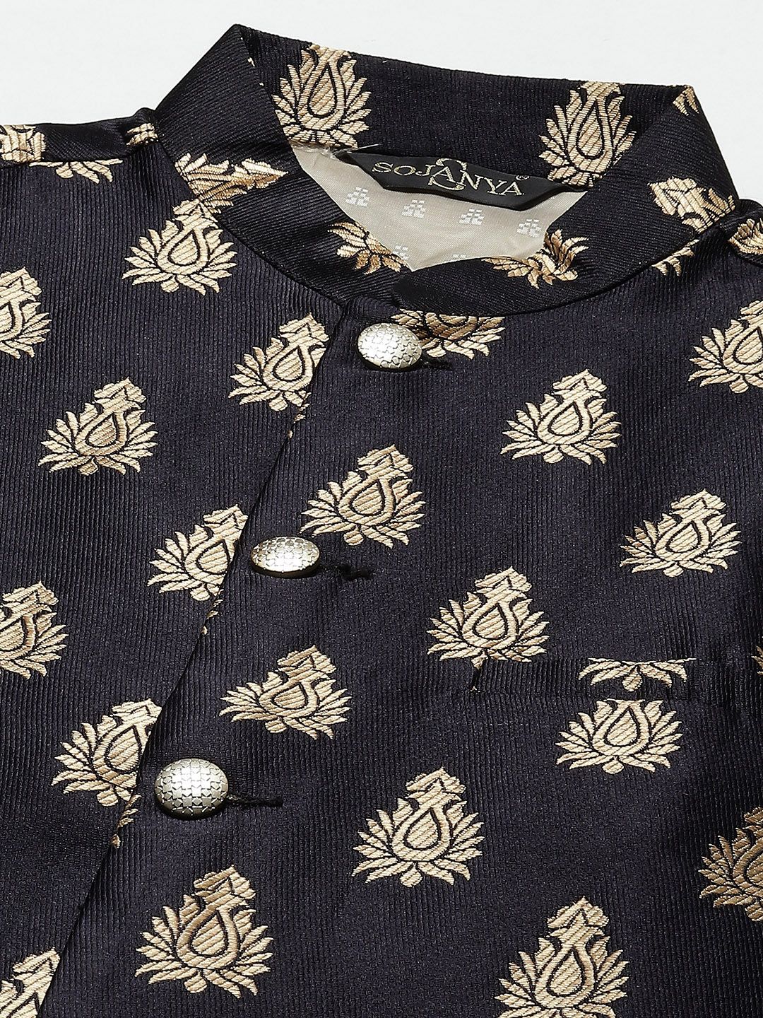 SOJANYA Men Teal Kurta with Churidar