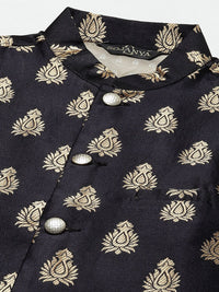 SOJANYA Men Teal Kurta with Churidar