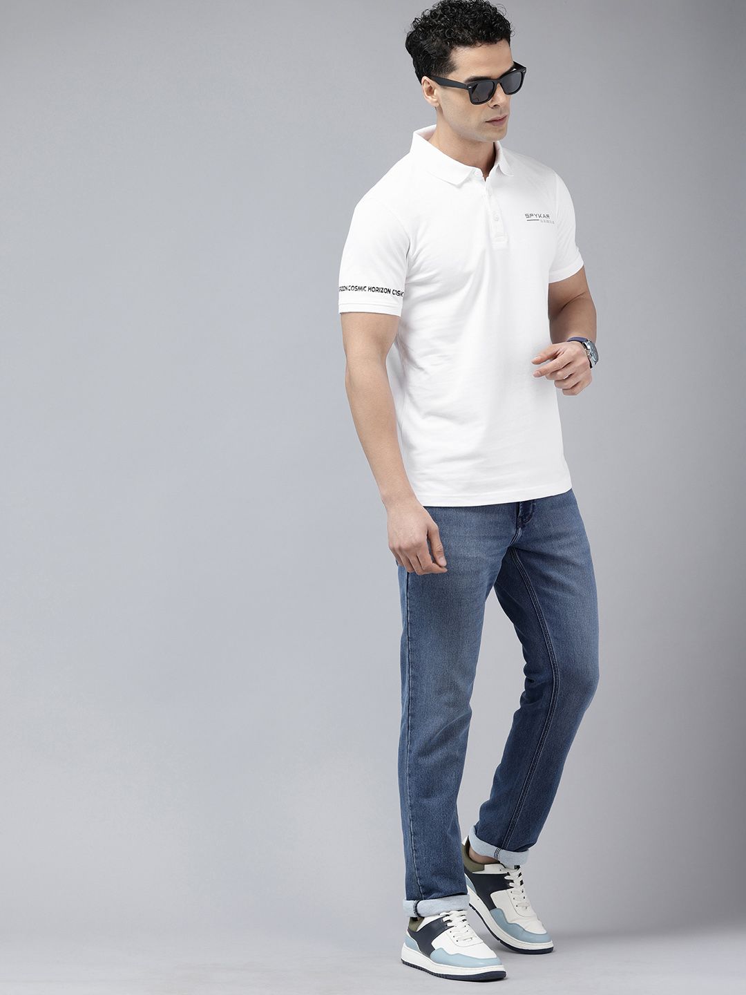 SPYKAR Polo Collar Slim Fit T-shirt