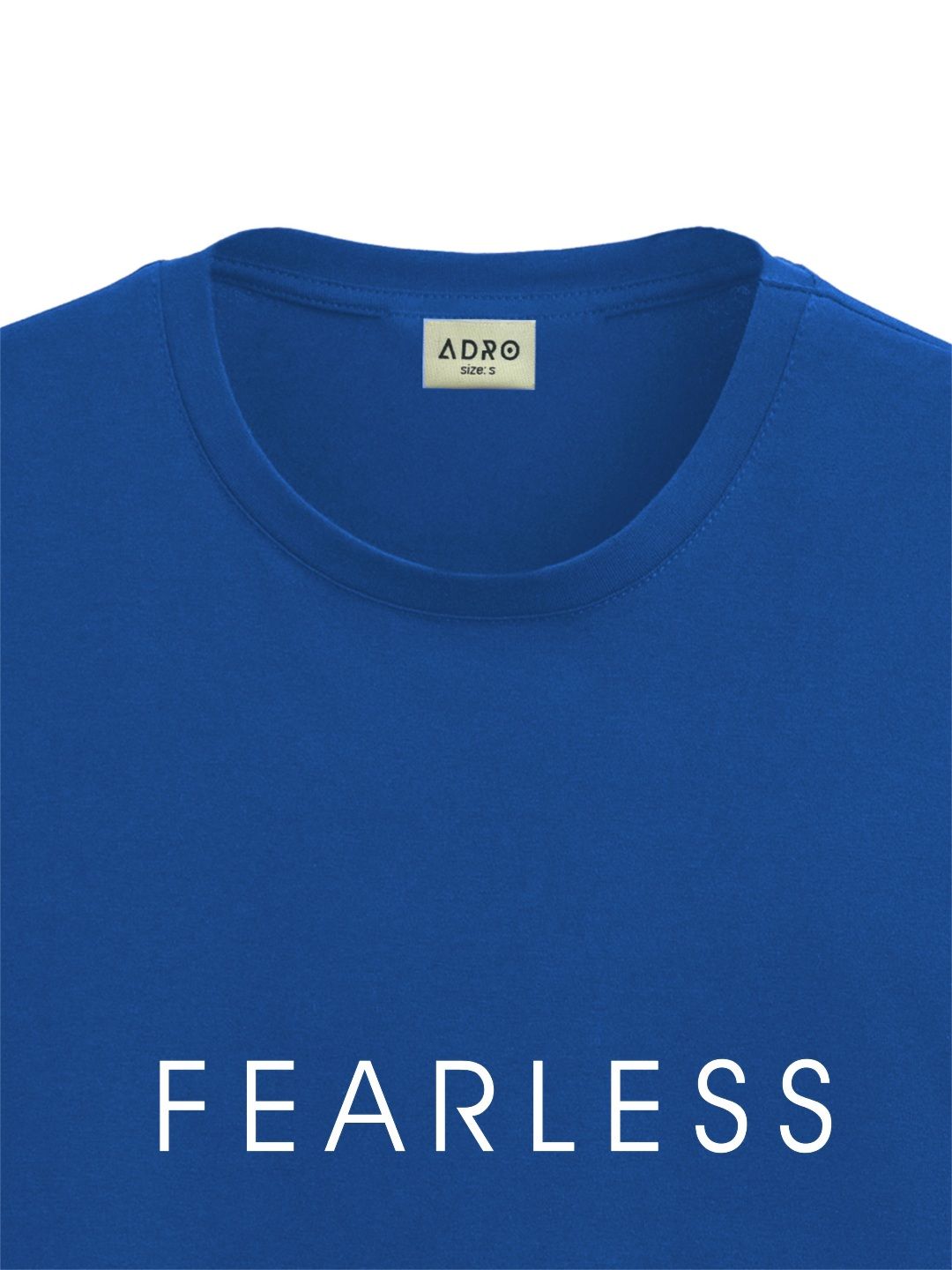 ADRO Men Typography Applique T-shirt