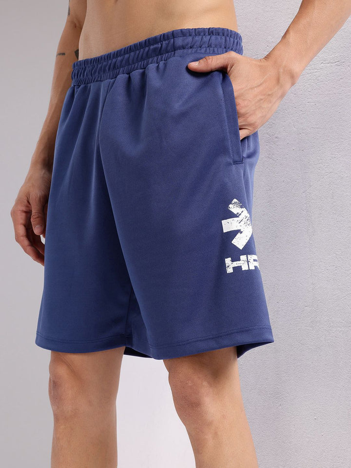 HRX by Hrithik Roshan Men Brand Logo Print Rapid-dry Training Shorts