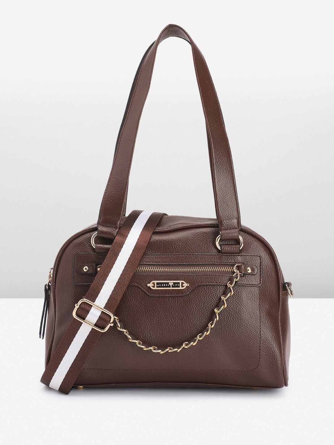 The Label Life Structured Shoulder Bag