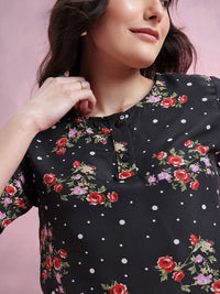 DressBerry Floral Print Top