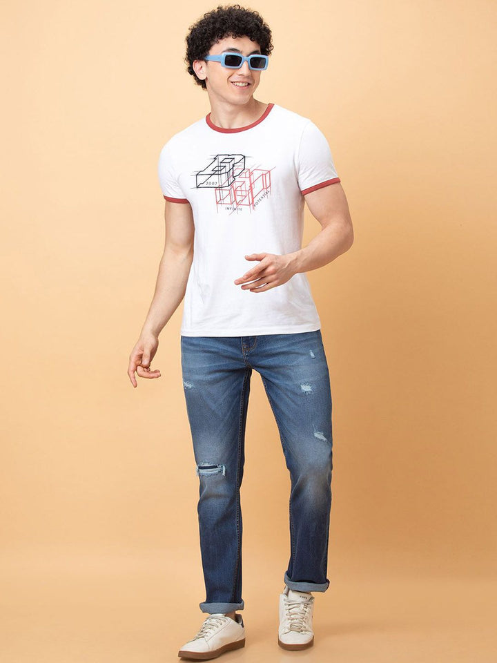 Being Human Men Mildly Distressed Heavy Fade Jeans