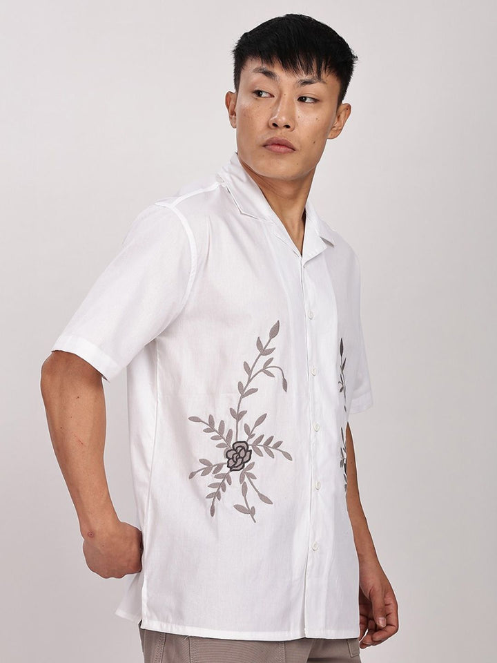 Baju Kasual Bercetak Bunga Eszett Lelaki