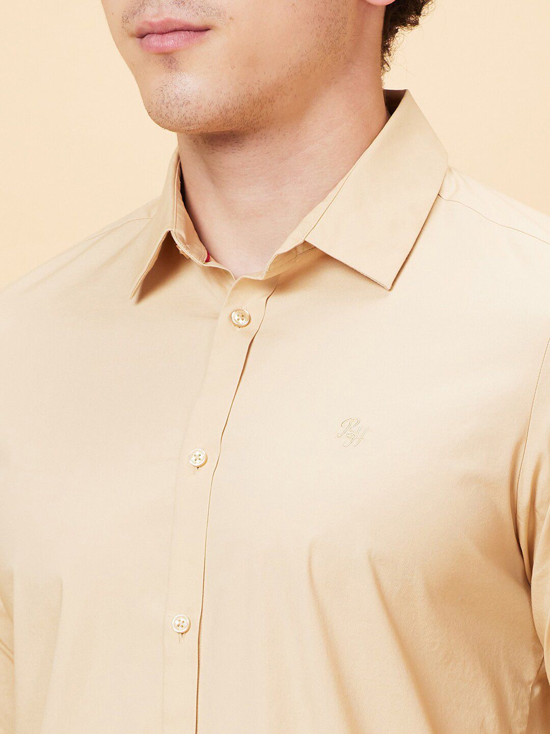 Being Human Slim Fit Spread Collar Long Sleeves Casual Shirt