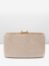 Lino Perros Women Shimmery Party Box Clutch
