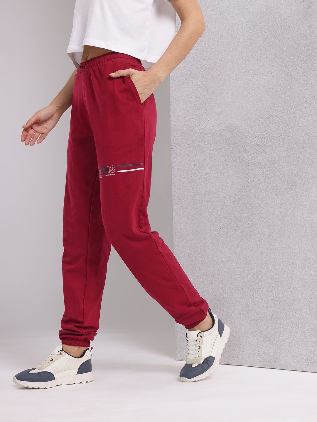 HRX by Hrithik Roshan Women Lifestyle Brand Logo Printed Joggers