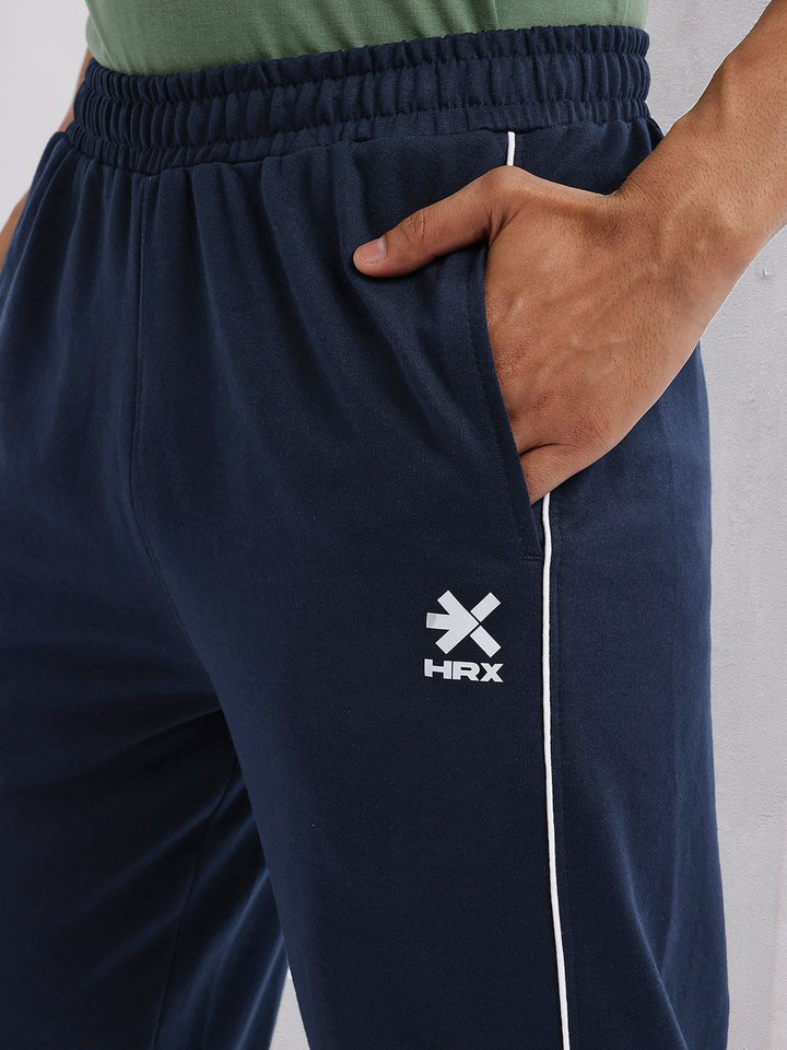 HRX by Hrithik Roshan Men Mid-Rise Paneled Lifestyle Track Pants