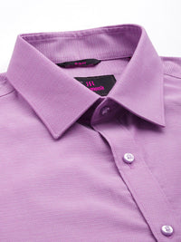 Raymond Pure Cotton Self Design Slim Fit Textured Formal Shirt