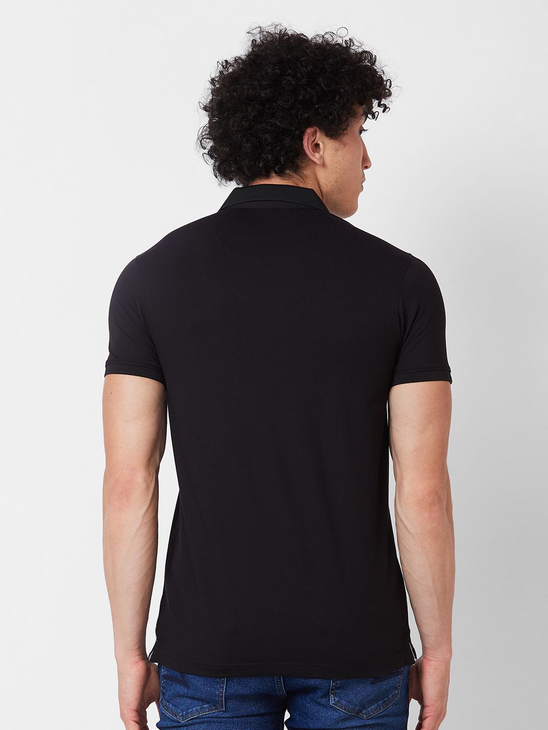 SPYKAR Polo Collar Slim Fit T-shirt