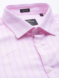 Park Avenue Men Pure Cotton Slim Fit Striped Formal Shirt