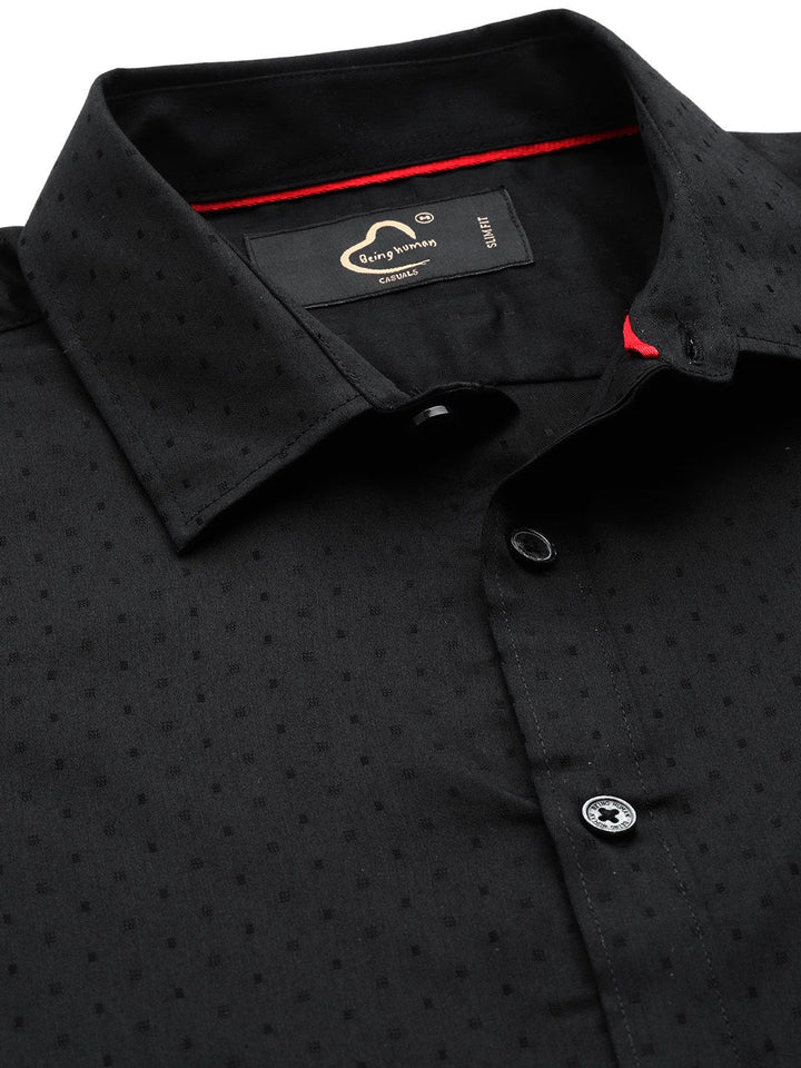 Being Human Slim Fit Pure Cotton Shirt