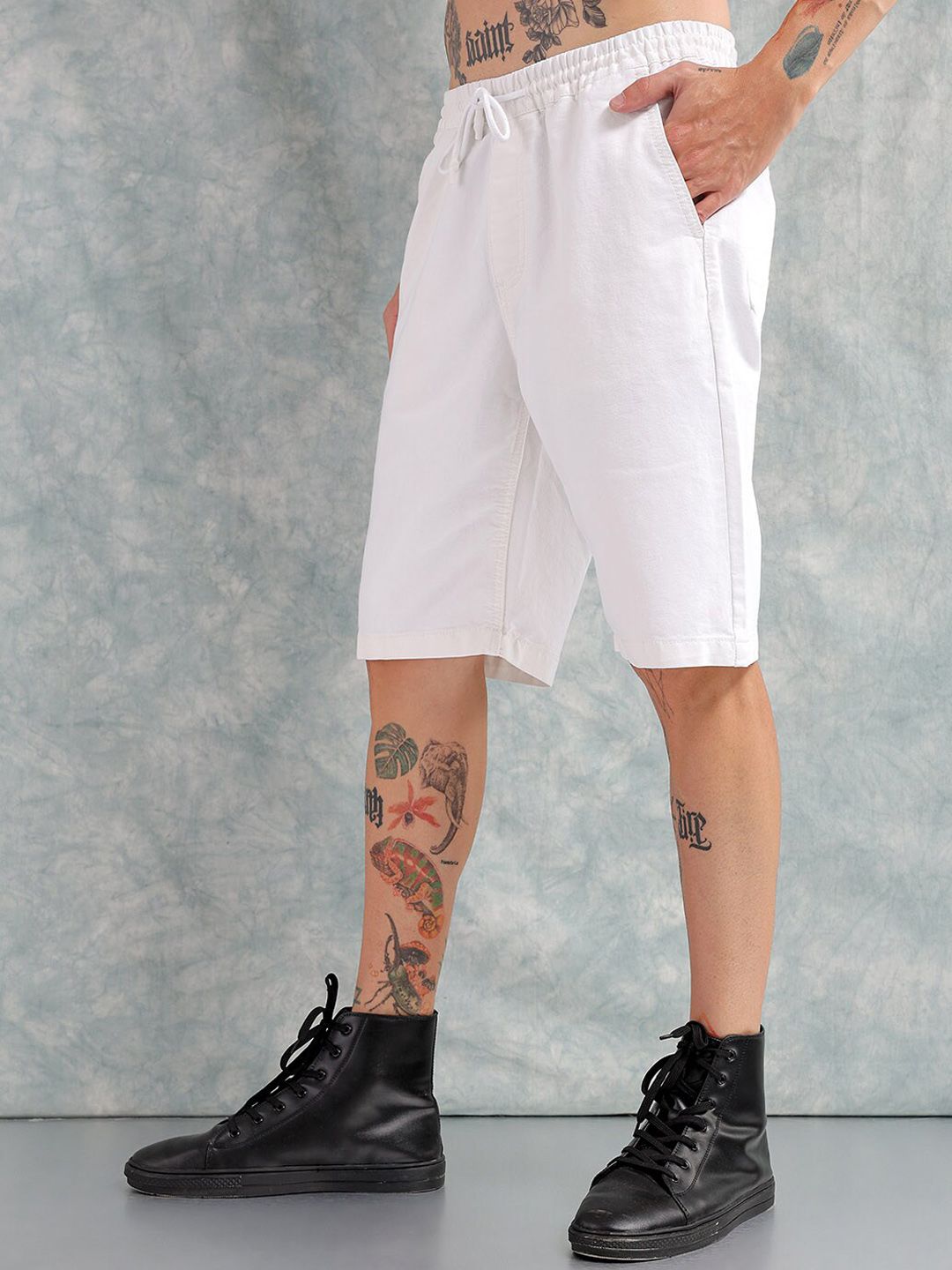 The Indian Garage Co Men Slim Fit Shorts