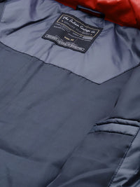 The Indian Garage Co Men Slim Fit Biker Jacket with Detachable Hood
