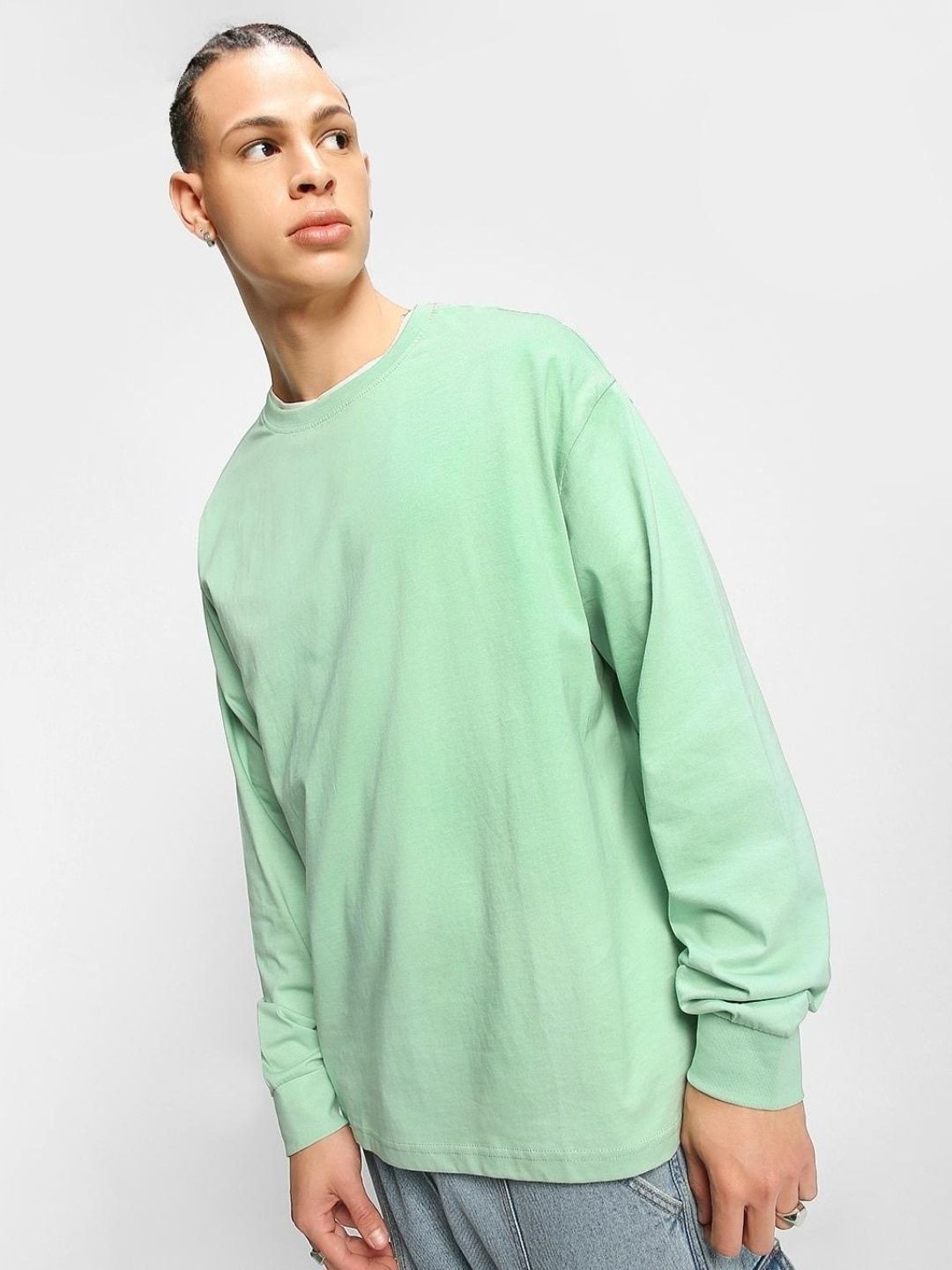 Bewakoof Men Drop-Shoulder Sleeves T-shirt