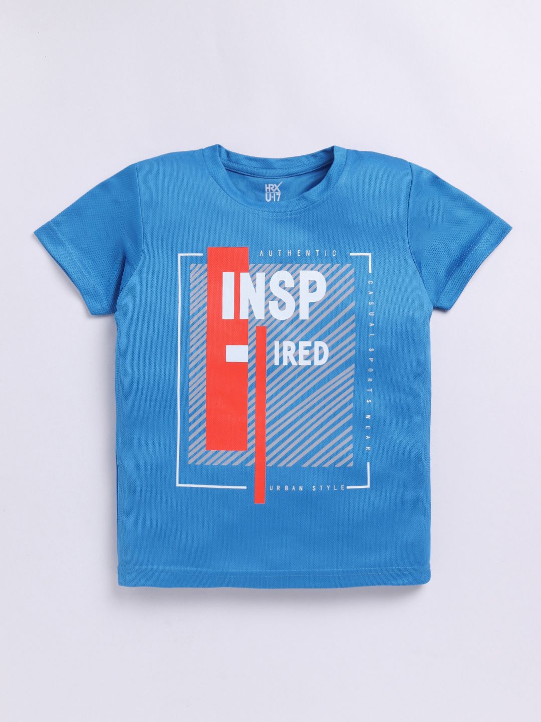 HRX by Hrithik Roshan Boys Typography Printed T-shirt