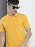 The Indian Garage Co Men Solid Polo Collar T-shirt
