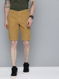 The Indian Garage Co Men Brown Slim Fit Cotton Chino Shorts