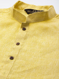 SOJANYA Checked Cotton Linen Kurta