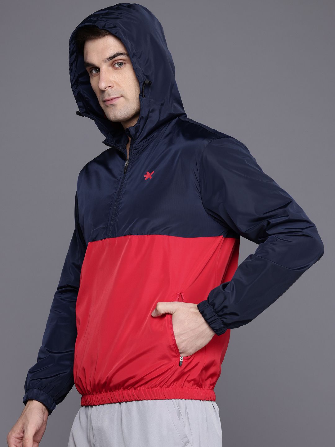 HRX by Hrithik Roshan Rapid-Dry Hooded Training Sporty Jacket