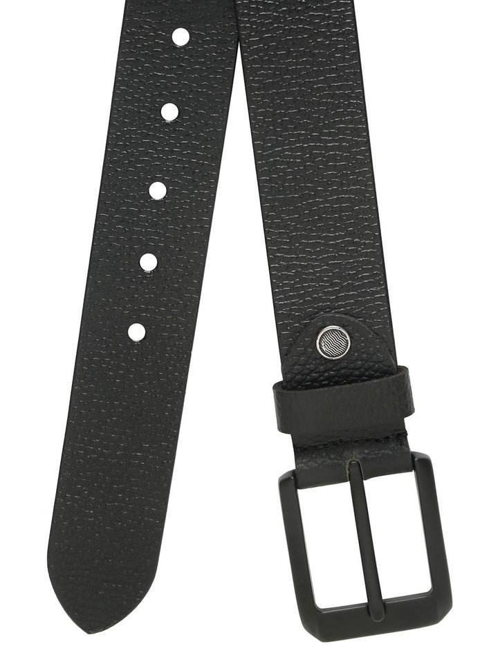 Teakwood Leathers Men Textured Leather Belt