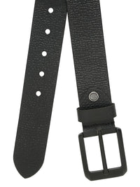 Teakwood Leathers Men Textured Leather Belt