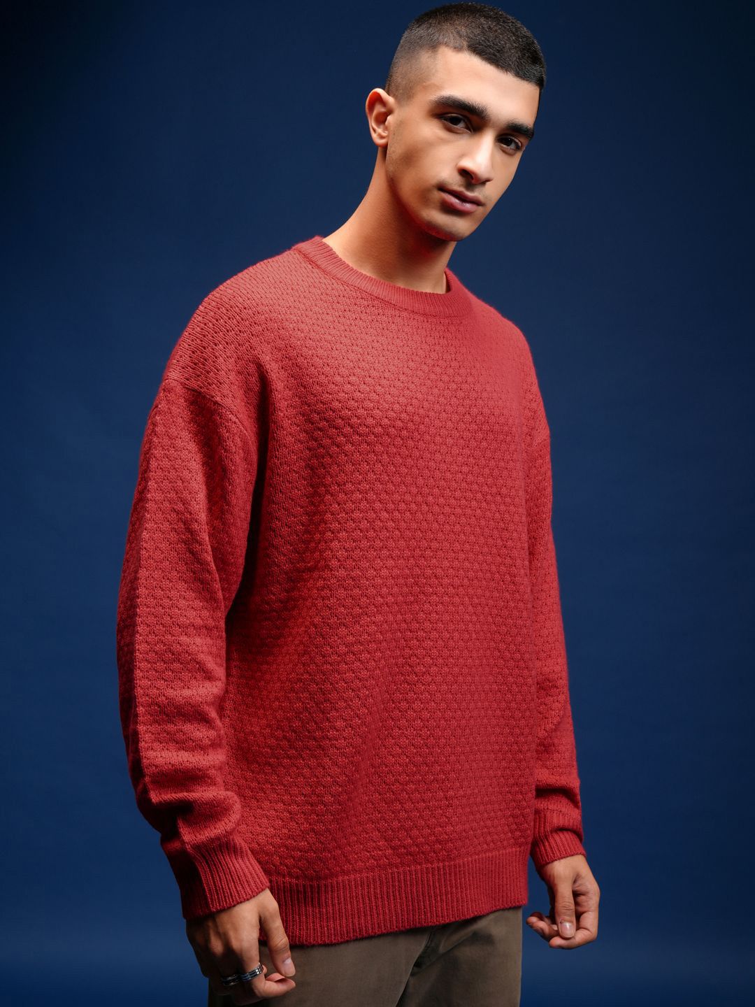 HIGHLANDER Men Round Neck Pullover