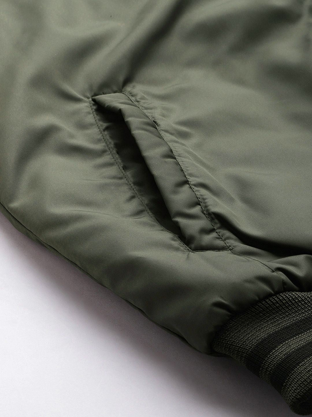 The Indian Garage Co Men Colourblocked Bomber Jacket