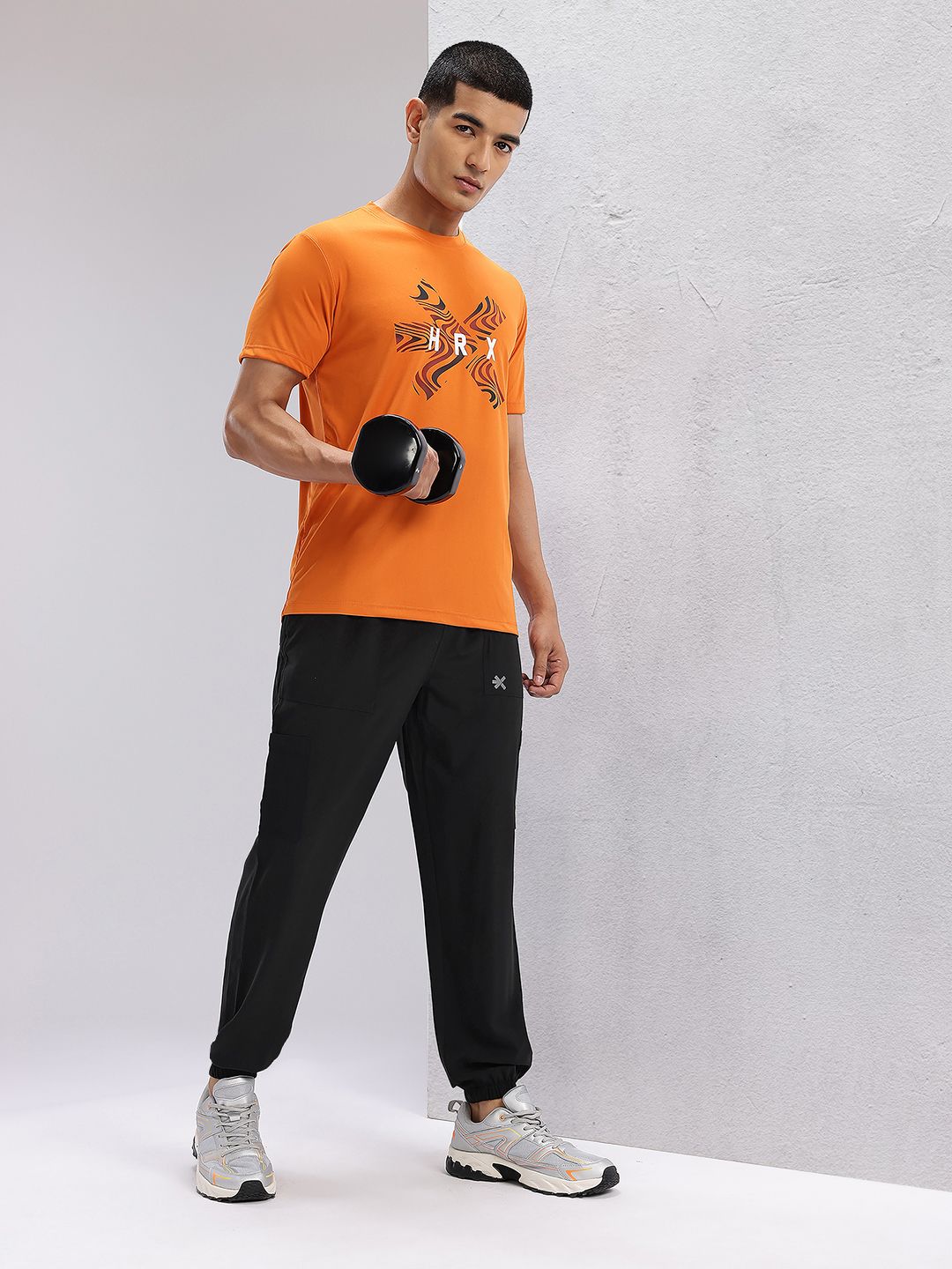 HRX by Hrithik Roshan Men Rapid-Dry Cargo Style Training Joggers