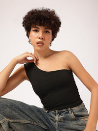 DressBerry Chill & Chug One-Side Crop Top