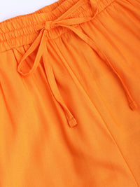 DressBerry Women Autumn Persimmons Utilitarian Cargo Joggers