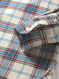 THE BEAR HOUSE Slim Fit Tartan Checks Opaque Checked Cotton Casual Shirt