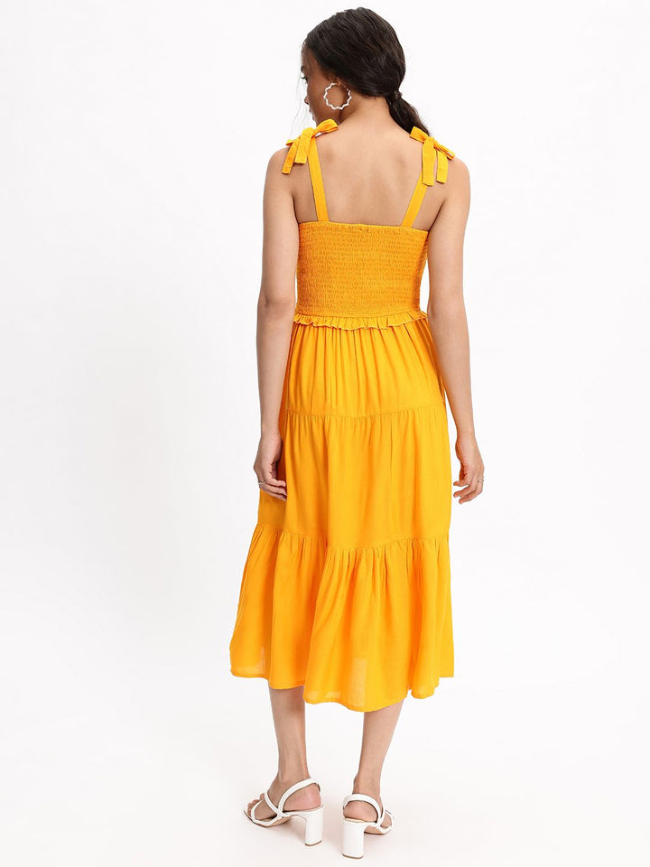 DressBerry Perfect Vacay Vibes Smocked Midi Sundress