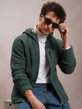 Highlander Reka Bentuk Diri Highland Hooded Front-Open Sweatshirt
