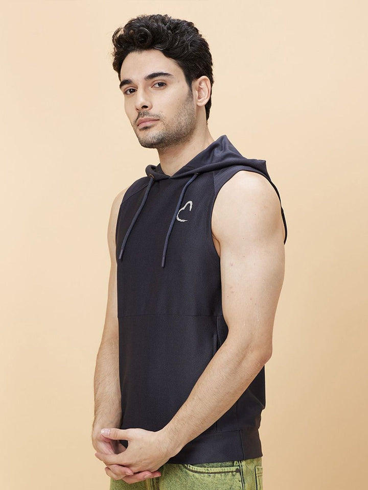 Being Human Hooded Sleeveless T-shirt