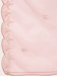 Indo Era Yoke Design Regular Thread Work Kurta with Trousers & With Dupatta