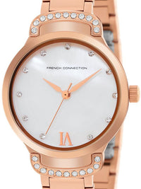 French Connection Women Dial & Stainless Steel Bracelet Style Straps Watch FCH7RGM