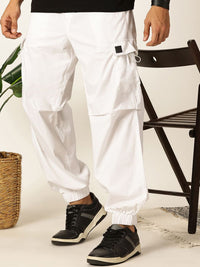 Thomas Scott Men Comfort Mid-Rise Easy Wash Cargos Trousers