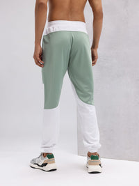HRX by Hrithik Roshan Men Colourblocked Mid-Rise Rapid-Dry Running Joggers
