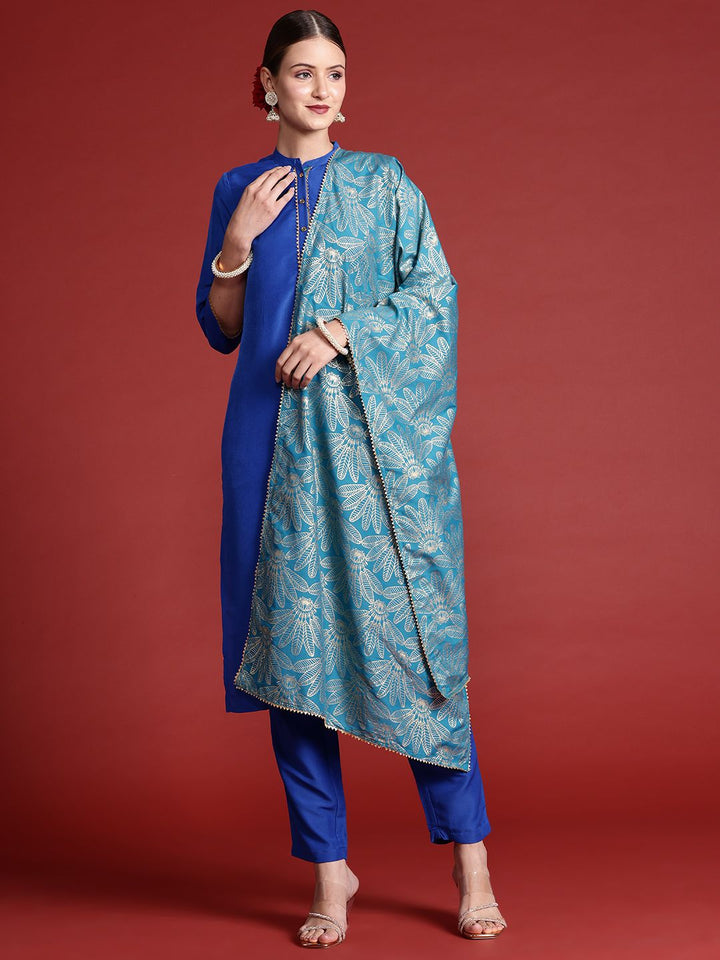 Anouk Gotta Patti Kurta with Trousers & Printed Dupatta
