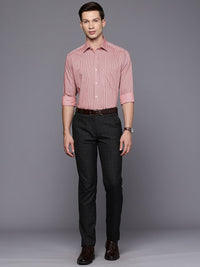 Raymond Pure Cotton Slim Fit Checked Formal Shirt