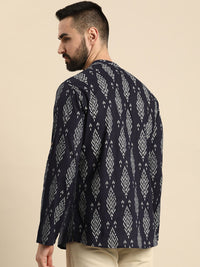 Anouk Men Ethnic Motifs Printed Block Print Short Kurta