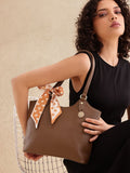 all about you Structured Shoulder Bag with Bow Detail