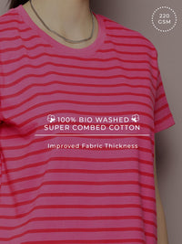 Dillinger Women Yarn Dyed Boxy T Shirt